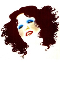Superseventies:  Richard Amsel’s Cover Art For ‘The Divine Miss M’, Bette Midler’s