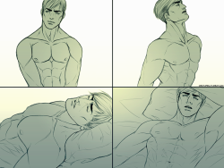 diesturbia:  Just wanted to draw some bottom!Erwin