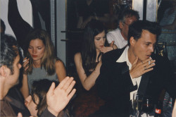 nearlyvintage:  LIV TYLER, KATE MOSS and  JOHNNY DEPP   