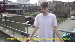 Broston it&rsquo;s us woah we wanna collect art and give flowers to people right?