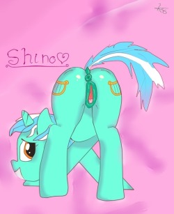 pingu-lord-world:A fanart of Lyra dedicated to Shino. My first clop art… i hope its not terrible. thats pretty good for a first time, keep that up \o/