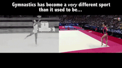 procrastinationinsteadofgrading:  dannymrowr:  the-real-eye-to-see:  Gymnastics has come a long compared to that old footage, but this difference is particularly significant for black girls! Because they have never taken seriously our abilities! Just