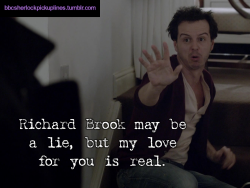 â€œRichard Brook may be a lie, but my love for you is real.â€
