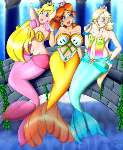 rar1990:  Super Princess Mermaids by rar1990    &lt; |D’‘‘‘
