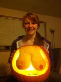 Mmmm pumpkin tits.