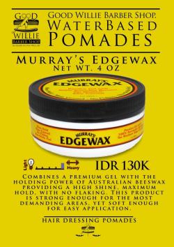 goodwilliebarbershop:   #Murray’s #Edgewax #Waterbased @130k at #GWBS   Yess!! Got to try it!!!