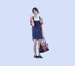 pilsuks:  IU in overalls - requested by anon