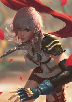 rarts:    Claire Farron (Lightning): Final Fantasy   XIII   game fanart [Artist: Raikoart]  