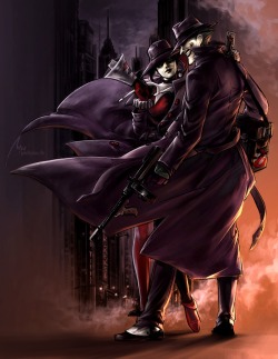 letitburn22:  The Joker &amp; Harley Quinn