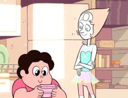 sophieandace:  I love the different dynamics Steven has with each of the gems. Pearl is his motherly figure, Amethyst is like his fun older sister, and Garnett is like his mentor. I’m glad these relationships are developed with every episode. 