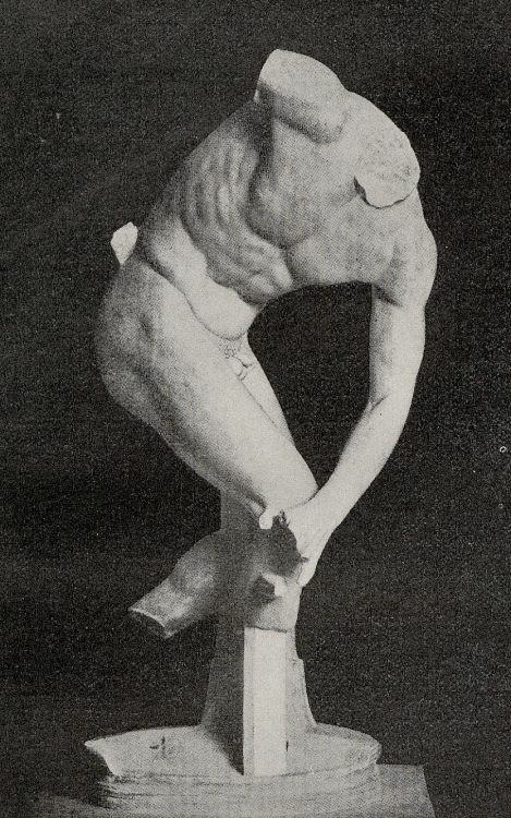 nemfrog: The discus thrower of Castel Porziano. Musées Royaux des Arts Décoratifs et Industriels. 1908. Heidelberg University 