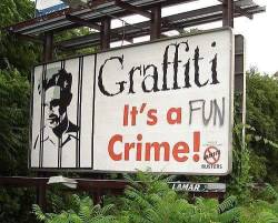 radicalgraff:  “Graffiti, it’s a fun crime”