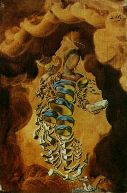 surrealism-love: Madonna in Particles, 1952, Salvador Dali