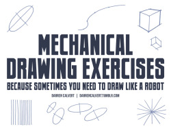 darrencalvert:  People often say to me: “You draw like some kind of inhuman machine.  If I eat your brain, will I gain your power?”  The answer is yes, but there is another way.The key to precise drawing is building up muscle memory so that your