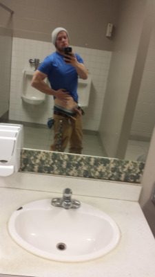 hot4dic2:  oregonboyluvs2rim:  Public Toilet Selfie  Hot4dic2.tumblr.com —— Follow me and I will check out your page. If I like what I see I will Follow you back! Send me selfies and other hot pics to hot4dic2@gmail.com I’ll promote your page too