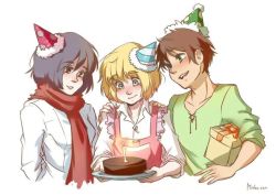 erenisangry:  Happy birthday Armin Arlert Source : http://mioko-san.deviantart.com/art/03-11-2013-Happy-Birthday-Armin-411112755 