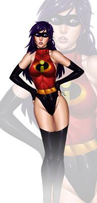 superheropinups:  Violet Parr - Ryunaruto
