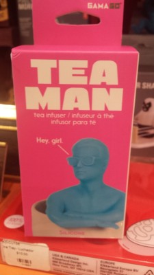 skoo-altogether:Similar to the Drinking Buddies, we also saw this vaporwave Tea Man.