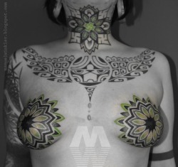 hoopchild:  fuckyeahblackwork:  manuel winkler italy instagram: @manuelwinklertattooartist  Boob tattoos!!! There are more!