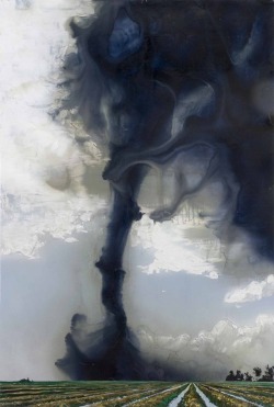 david1989g:  Alexis Rockman (b. 1962, New York, USA) - Blue Tornado, 2007   Paintings: Oil on Gessoed Paper