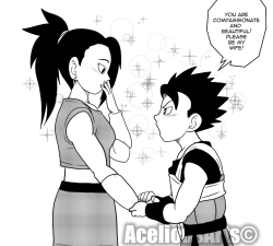 aceliousarts: Welp. I ship it now.  …What have I done? XD @funsexydragonball cause you can share my pain XD BONUS: 