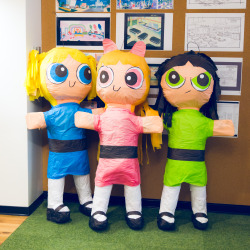 Fun Fact: When a show gets picked up, the crews at CN Studios get piñatas&hellip;like these that were given to The Powerpuff Girls Crew! 