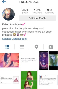 Follow me on Instagram ~ FallonEdge
