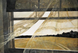 Ce-Sac-Contient:  Andrew Wyeth (1917-2009) - Wind From The Sea, 1947 Tempera On Hardboard
