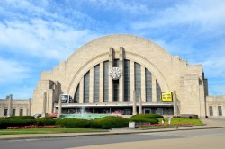 oldschoolsciencefiction:Ohio’s Cincinnati Museum Center at Union Terminal (originally a railroad station called Cincinnati Union Terminal) was the inspiration for the Justice League of America’s base of operations, the Hall of Justice, on the 1970s-80s