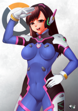 jadenkaiba:  “It’s time to get serious~!” Hana Song, also known as D.Va from the Overwatch Game. Wikia Time :  D.Va is a former professional gamer who now uses her skills to pilot a state-of-the-art mech in defense of herhomeland. Hana Song was