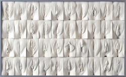 nudeforjoy:   photographicpornography: rawsex: rikkisixx: The Great Wall of Vagina - Jamie McCartney (x) Jamie made molds of the vaginas of women between 18 and 76 years. Among others, they include twins and transgender women. Women are often confused