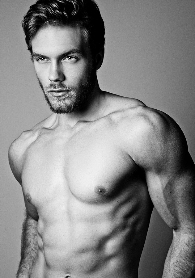 hotfacedescort:  Holy crap !  Another Male Model I can obsess over….Josh Biddle…fucking