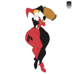 wappahofficialblog:  why? silent…possibly a psychopath. Harley Cola? eh I’ll let you guys decide…   Alternate costume