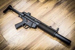 idavemoore:HK MP5 SD… a full-auto, short barreled, integrally suppressed piece of amazingness! Costs many a doll hair, but it’s perfection! #mp5 #mp5sd #fullauto #gunporn #hecklerandkoch #shortbarrel #sbr #idavemoore #hkmp5 #suppressed cant go wrong
