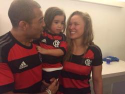 brawnts:  welcome to nation red and black.Ronda Rousey + Flamengo = &lt;3 