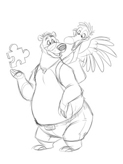 eligecos:  Banjo-Kazooie redesigned as Disney characters! 