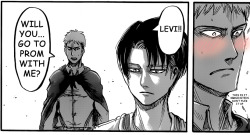 ackersexual:   ackergay said: If you include the above panels, it looks like jean is confessing his love to levi lol.  THIS IS ALL YOUR FAULT.  