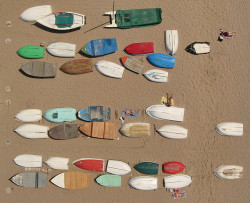 harvestheart:  boats on a beach 