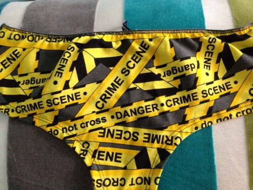 faux-iarty:  Guys ignore the fact that I’m posting a picture of the new pants I bought (but hey at least I’m not wearing them) but John totally needs to buy a pair of these to wear for Sherlock. Sure, red pants Monday. But Crime Scene pants Tuesday