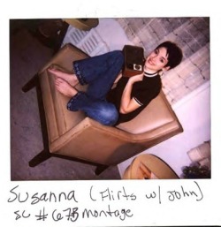 venula:  Winona Ryder, behind the scenes for the film, Girl Interrupted, directed by James Mangold, 1999 