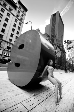andrearosu:  By Gary Breckheimer; Model: Andrea Rosu Midtown NYC 