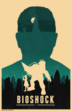 insanelygaming:  Bioshock Posters Created by William Henry
