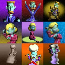 suppermariobroth:All ghost portraits and file select images from Luigi’s Mansion.