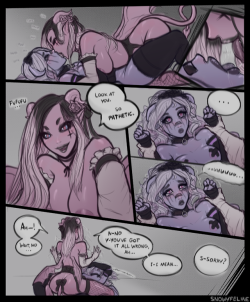 snowyfeline:a little comic for @natthelich, more of our succugirls.