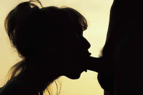 cfnm:  Jenna Jameson’s sexy sucking silhouette in the sunset. More CFNM @ http://AllThingsCFNM.net