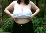 facelesswife:I always loved this video ( that i turned into a gif) . We had just taken some pics  on a “deserted” trail and when i did my sassy hair flip at the end Hubby was so horny he couldn’t take it anymore, he bent me over a near by bench