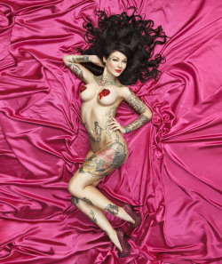 Thechristiansaint:  Poster Of Model Cara Mia, From My Inked Magazine Pinup Shoot.
