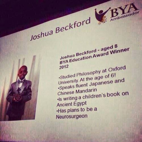 prismatic-bell:  gehayi:  jizeru-jueru:  talesofthestarshipregeneration:  thequeenandthephoenix:  blackgirlsprettythings:  prominent-afro-history:  “Joshua Beckford learned to read fluently by the time he was two and a half and taught himself to