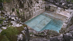 panajan:    Quarry turned into luxury swimming pool 
