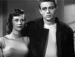 jamesdeaner:   Screen test for Rebel Without a Cause.  